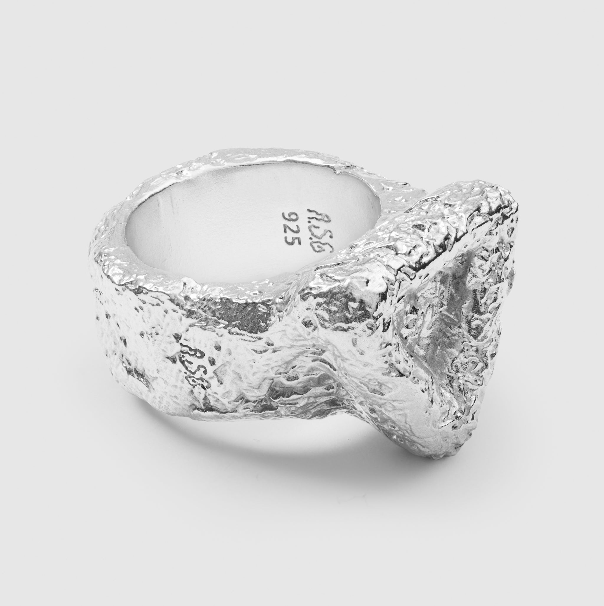 Soft Square Ring (925 Silver) – A Soft Grind