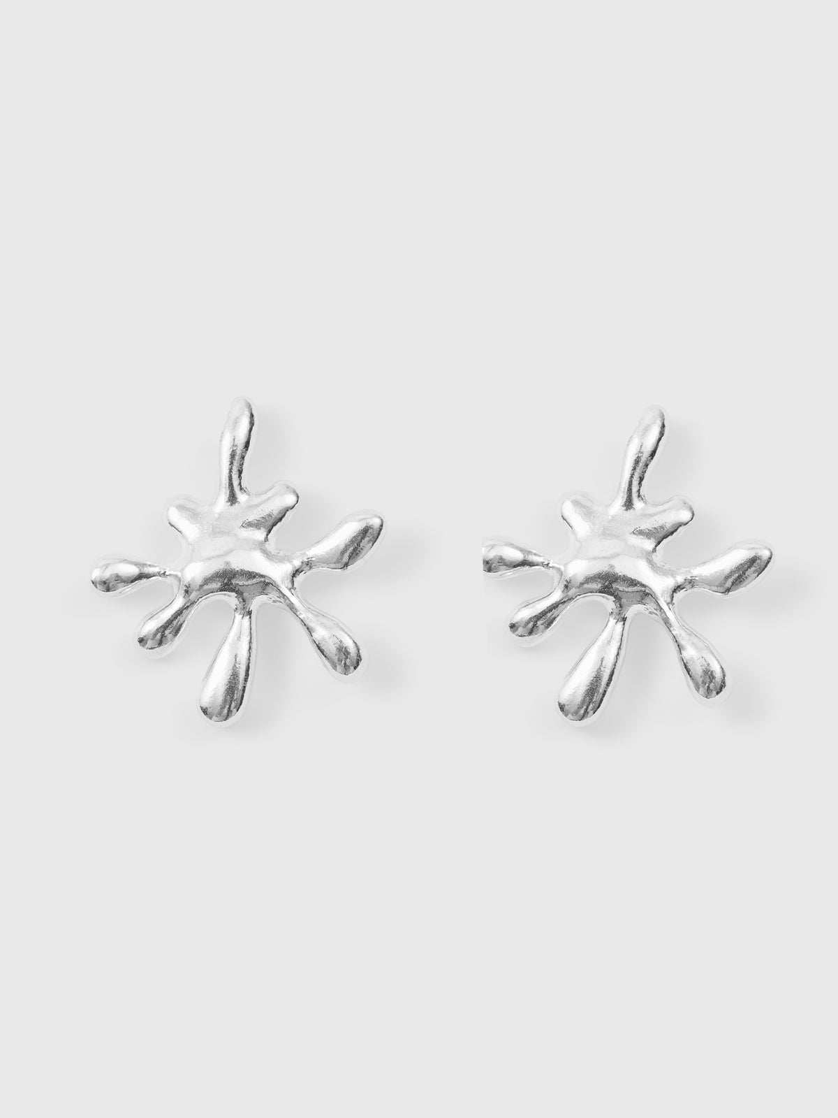 Font Star Earring Large (925 Silver)