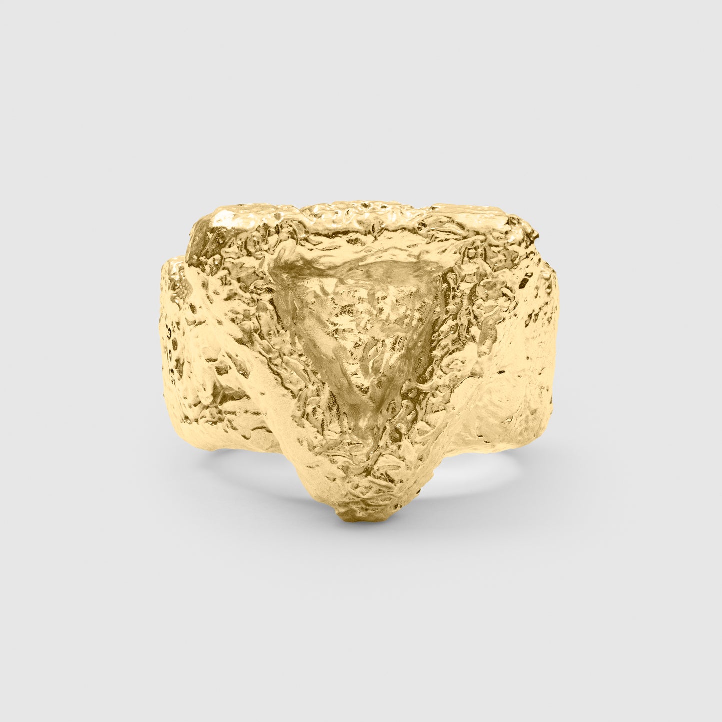 Rigid triangle 18 K(750) Solid Gold - Made to order