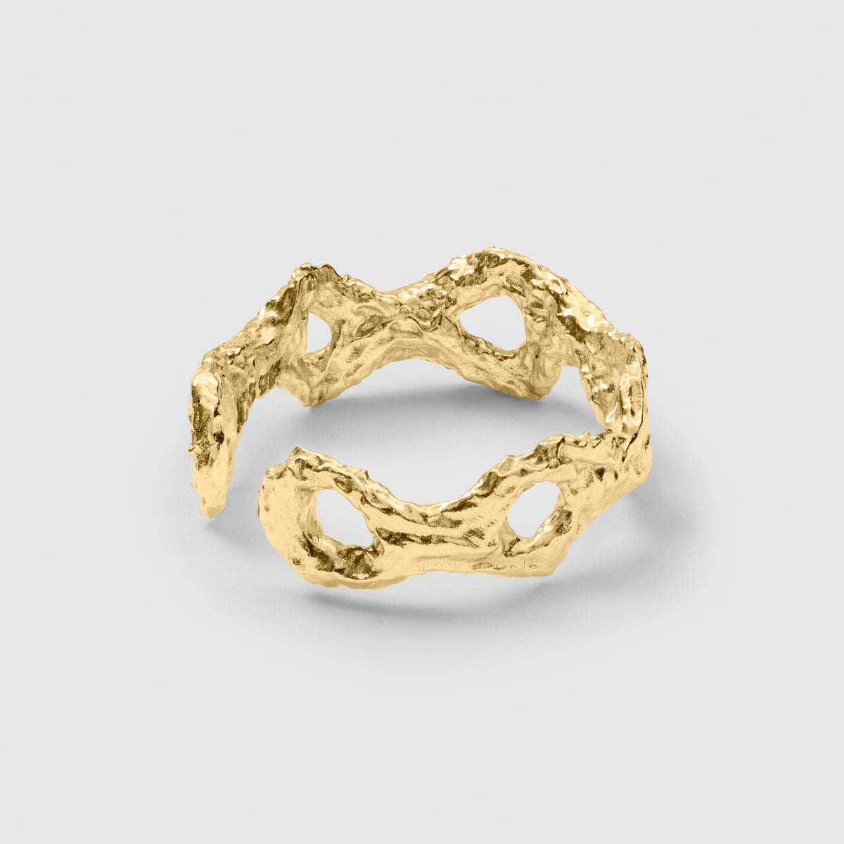Mask Earcuff Small (18K Gold)