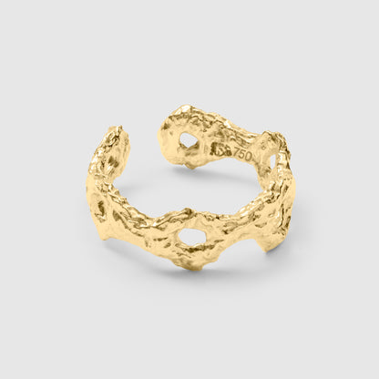 Mask ear cuff small 18 K(750) Solid Gold - Made to order