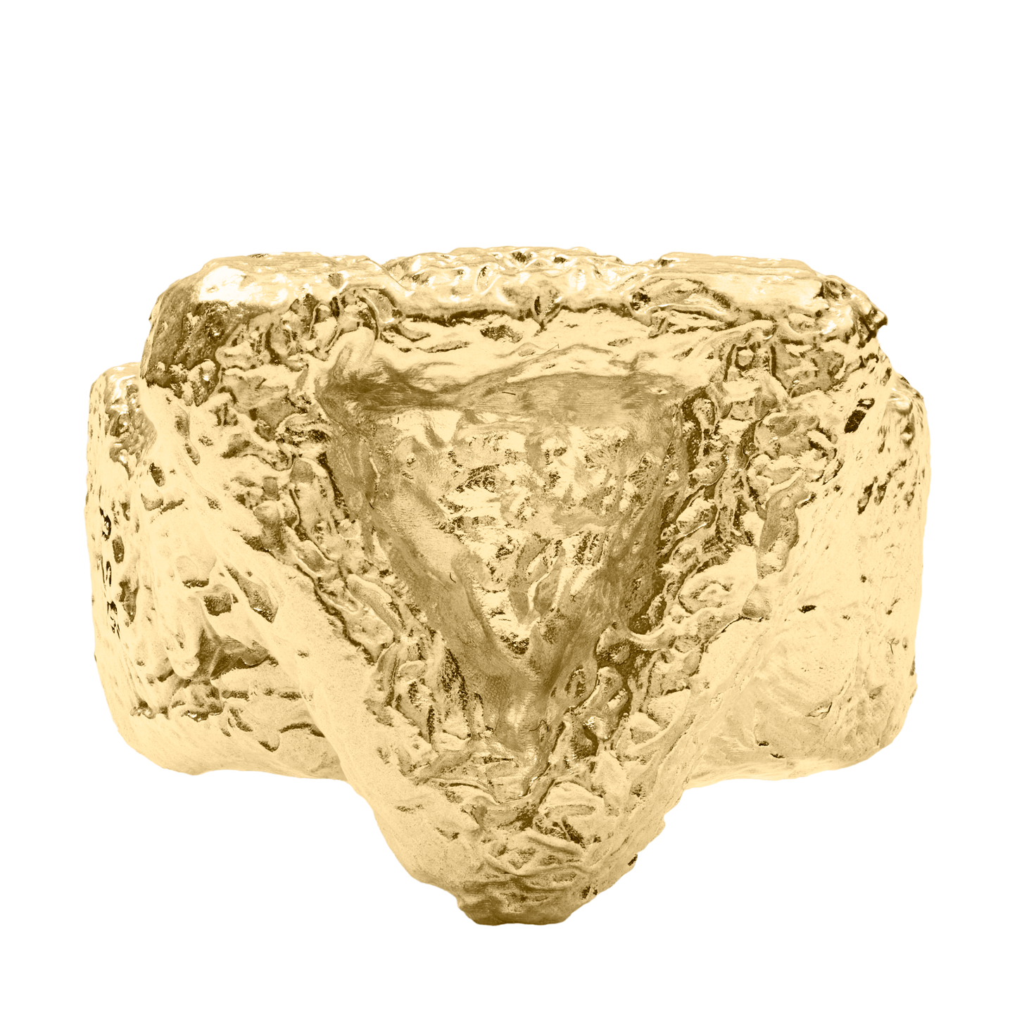 Rigid triangle 18 K(750) Solid Gold - Made to order