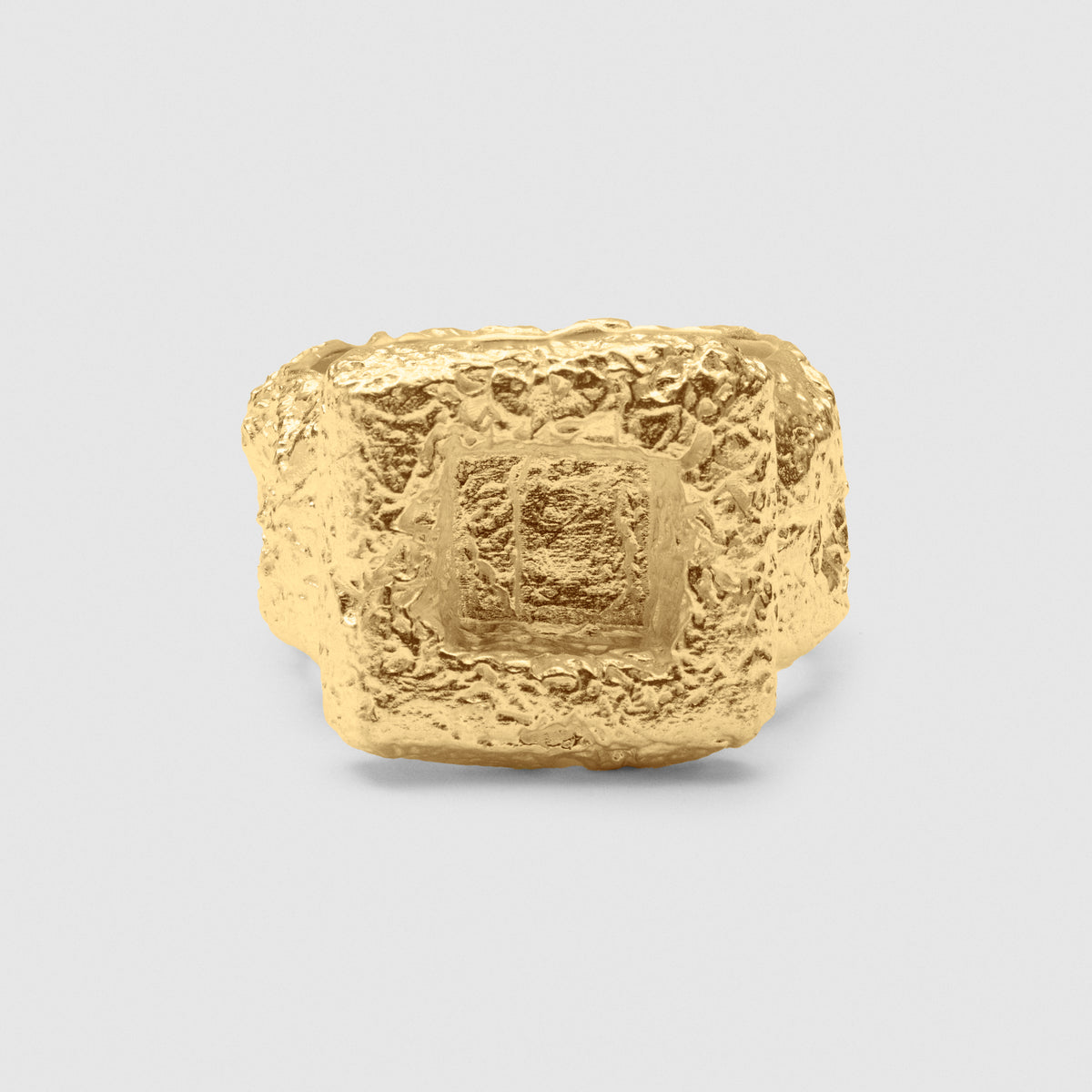 Rigid Square Ring (18K Gold)