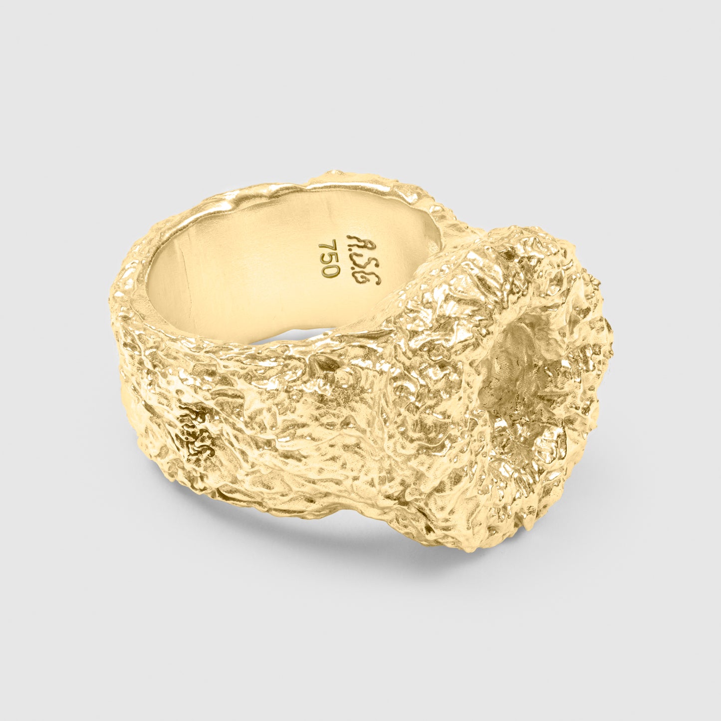 Rigid circle 18 K(750) Solid Gold - Made to order