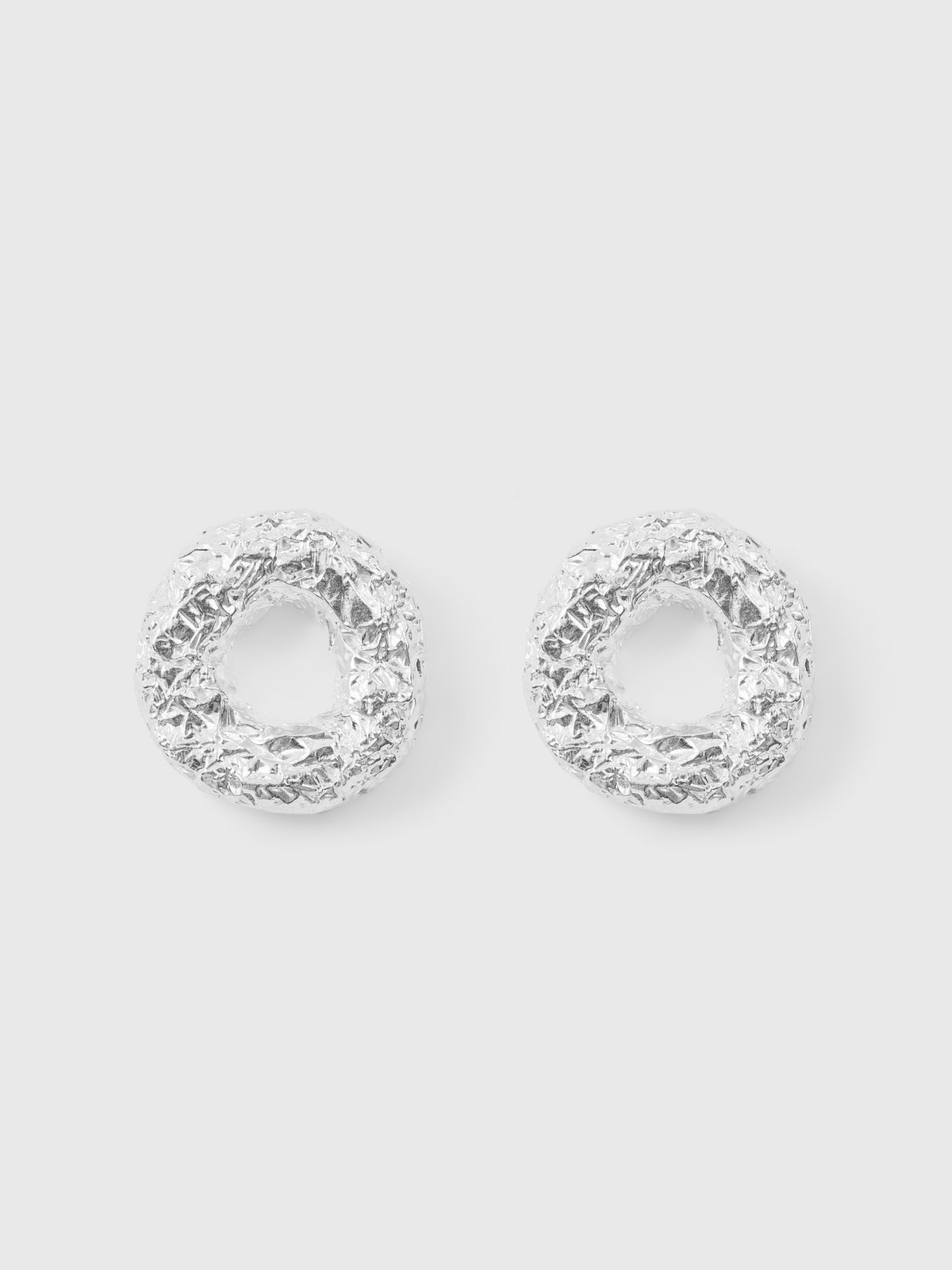 Rigid Circle Earring (925 Silver)